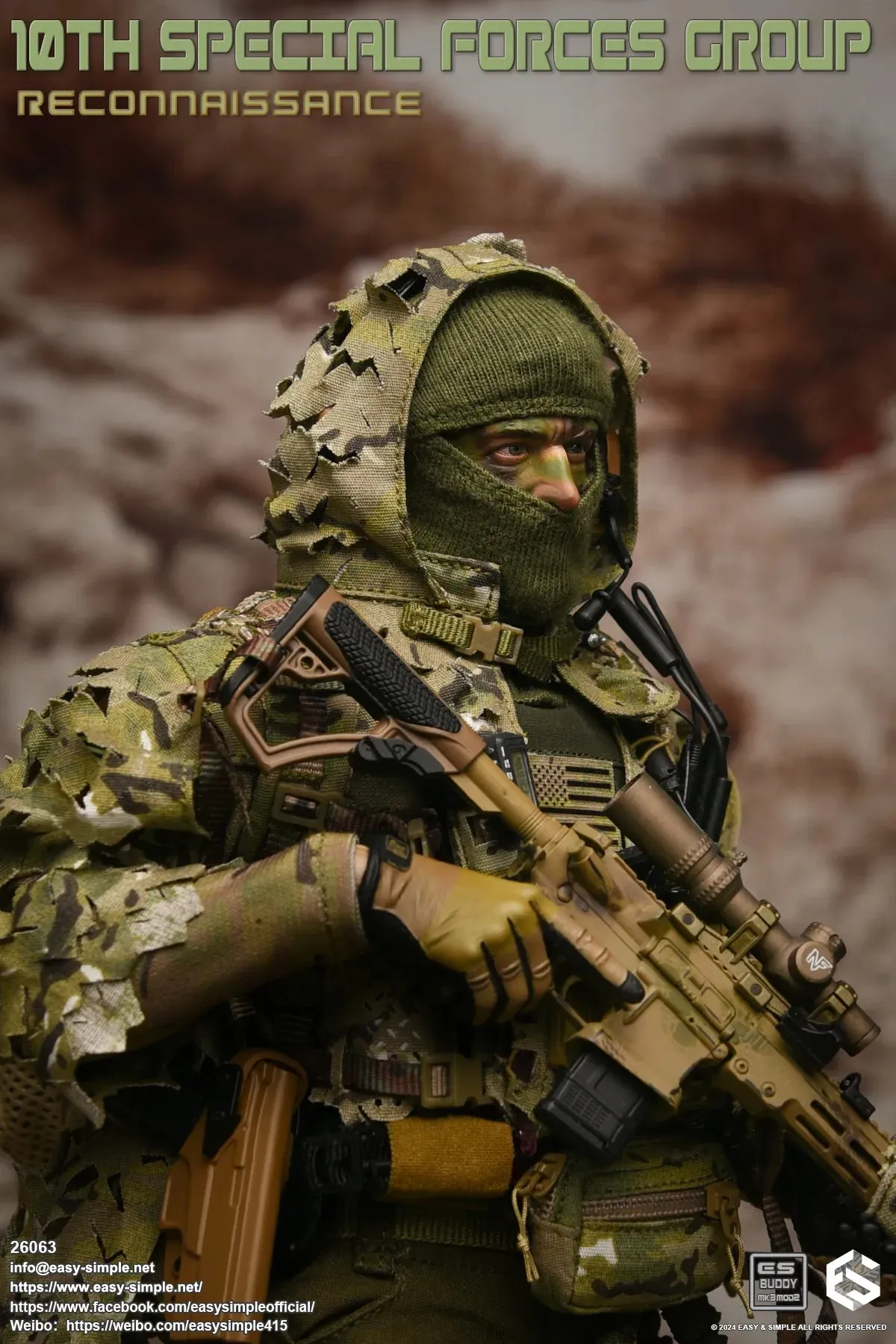 10th SFG Reconnaissance - Multicam Combat Shirt