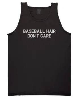 Baseball Hair Dont Care Mens Tank Top Shirt