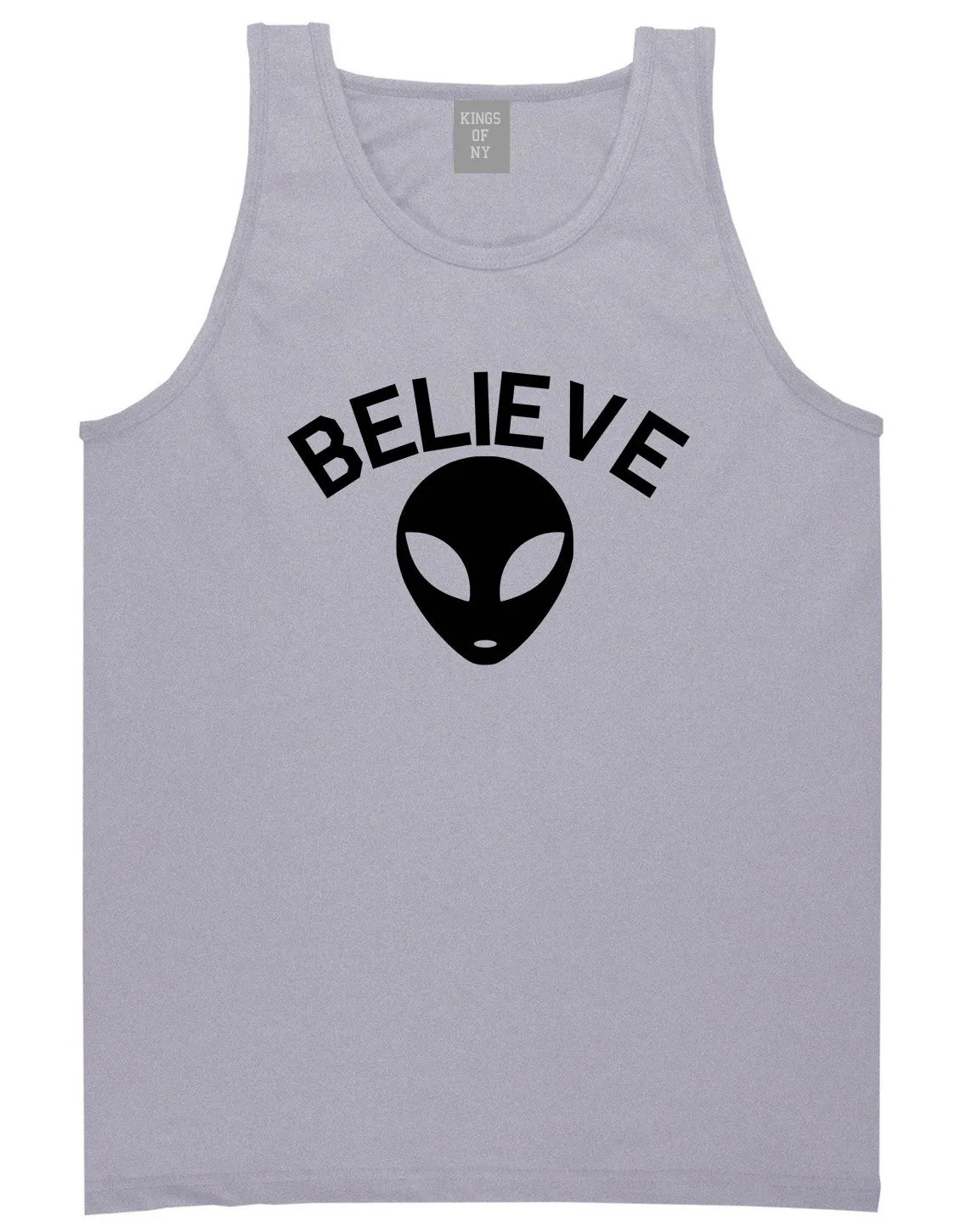 Believe Alien Mens Tank Top Shirt