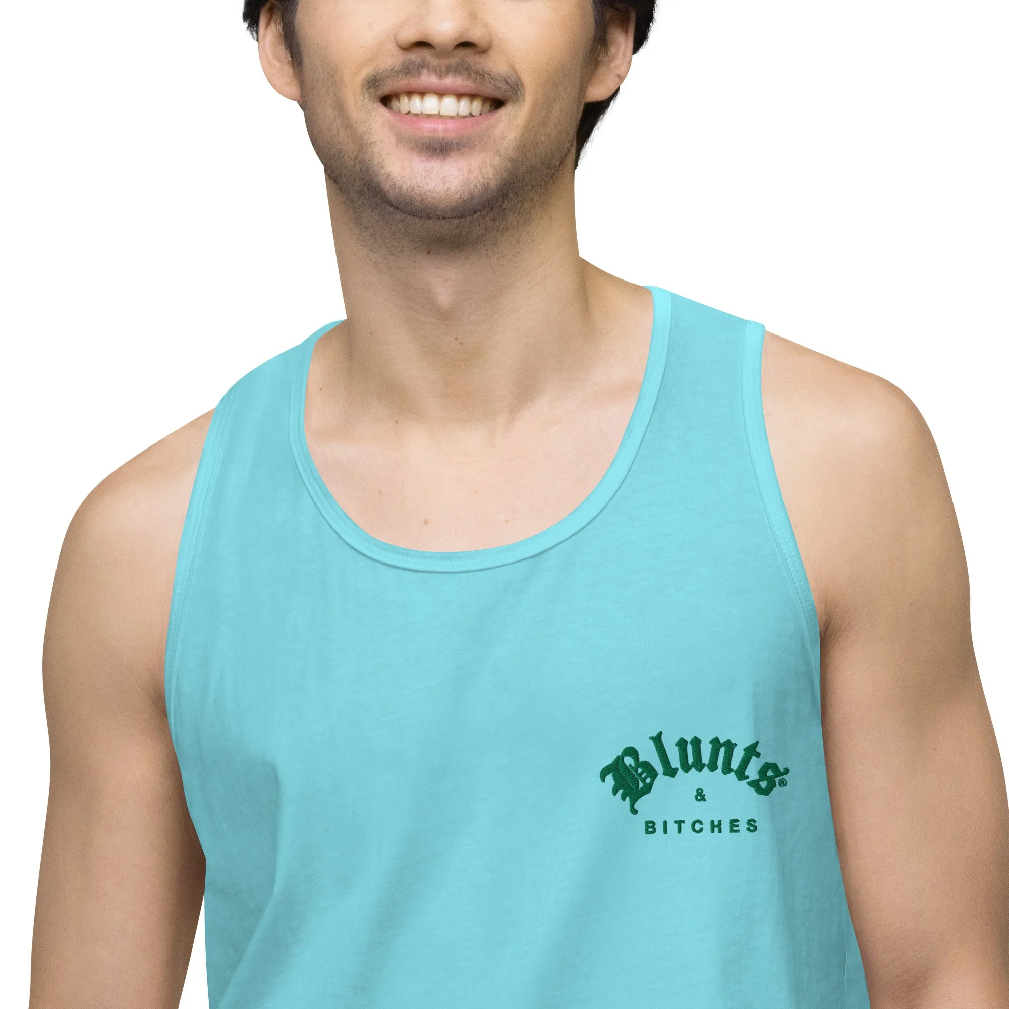 BLUNTS & BITCHES EMBROIDERY TANK