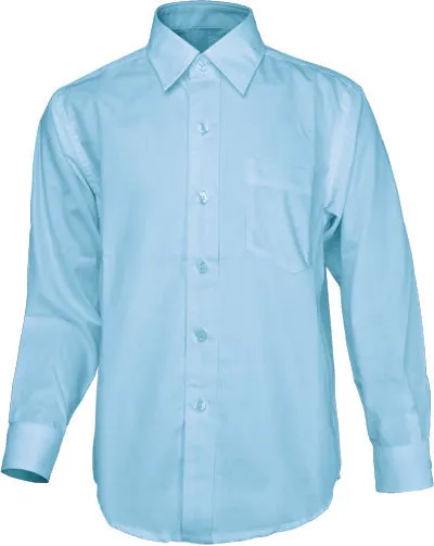 Boys Long Sleeve School Shirt