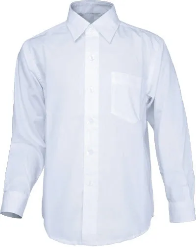 Boys Long Sleeve School Shirt