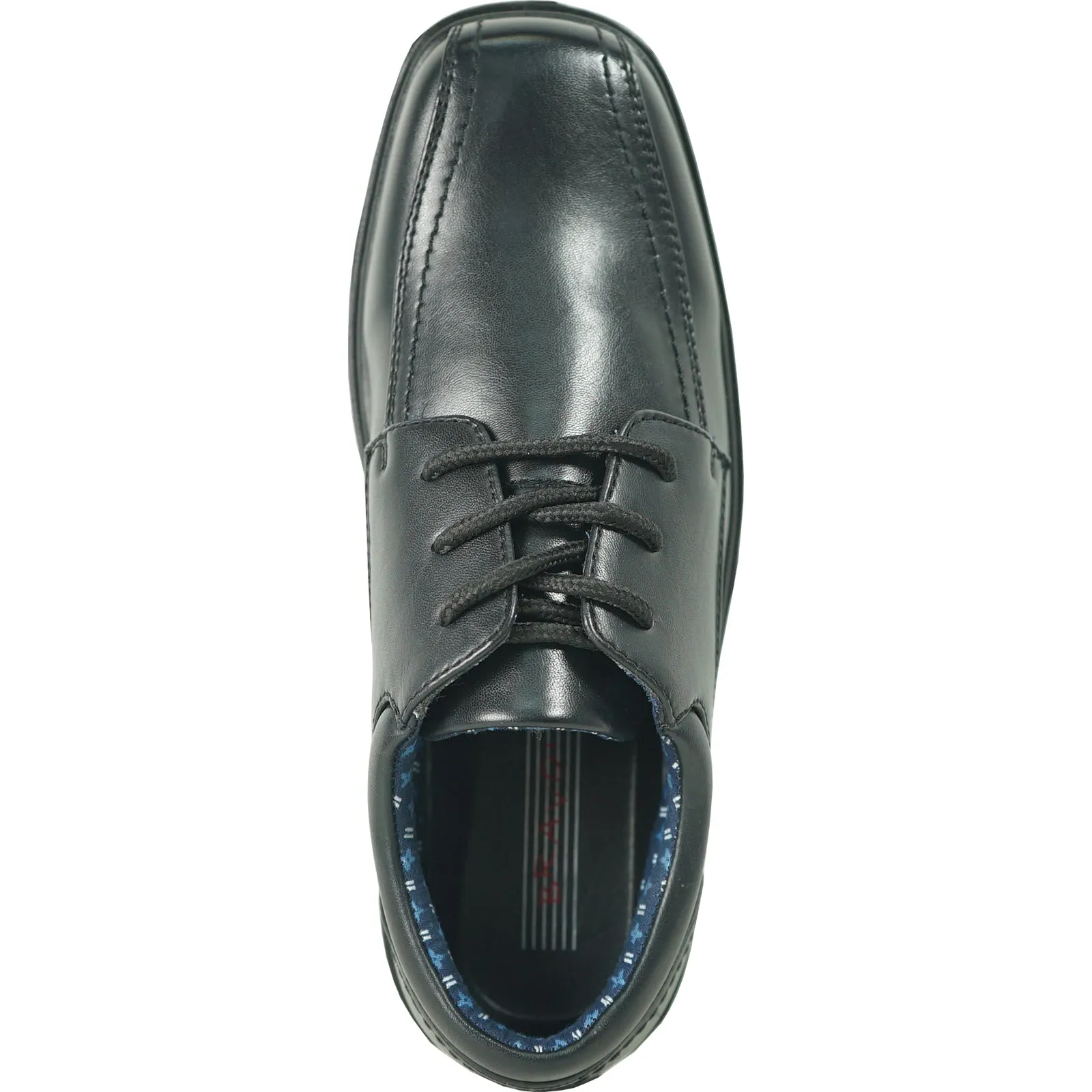 BRAVO Boy Dress Shoe WILLIAM-3KID Loafer Shoe School Uniform Black