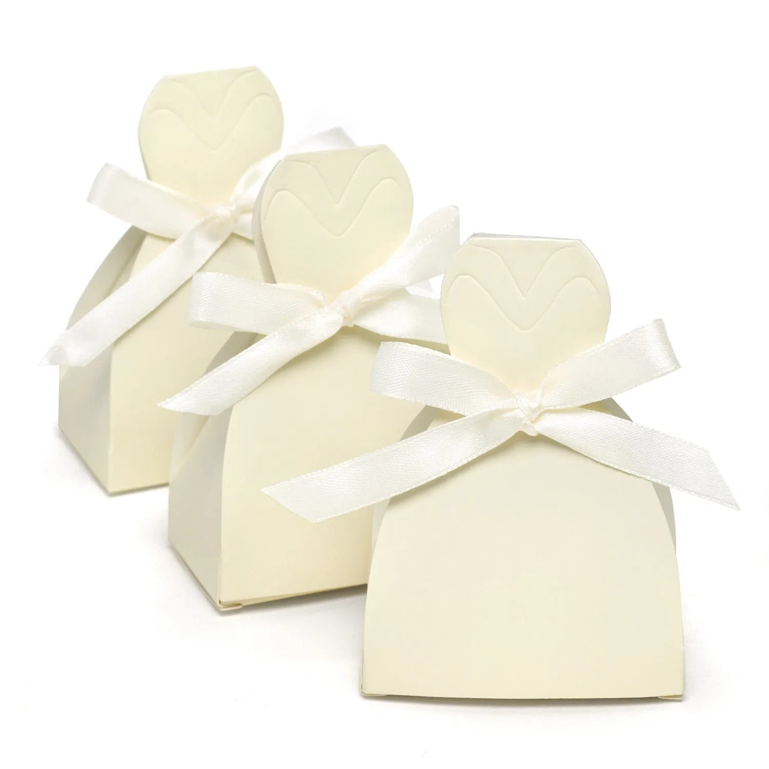 Bridal Gown Dress Favor Boxes (Pack of 25)