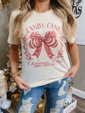 Candy Cane Christmas Club Tee