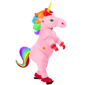 Costume Inflatable Unicorn Pink