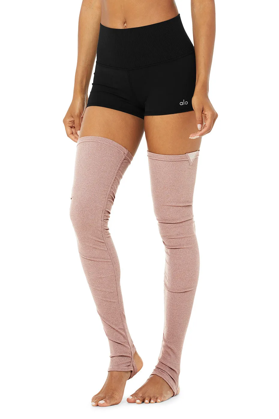 Goddess Leg Warmers - Smoky Quartz Heather