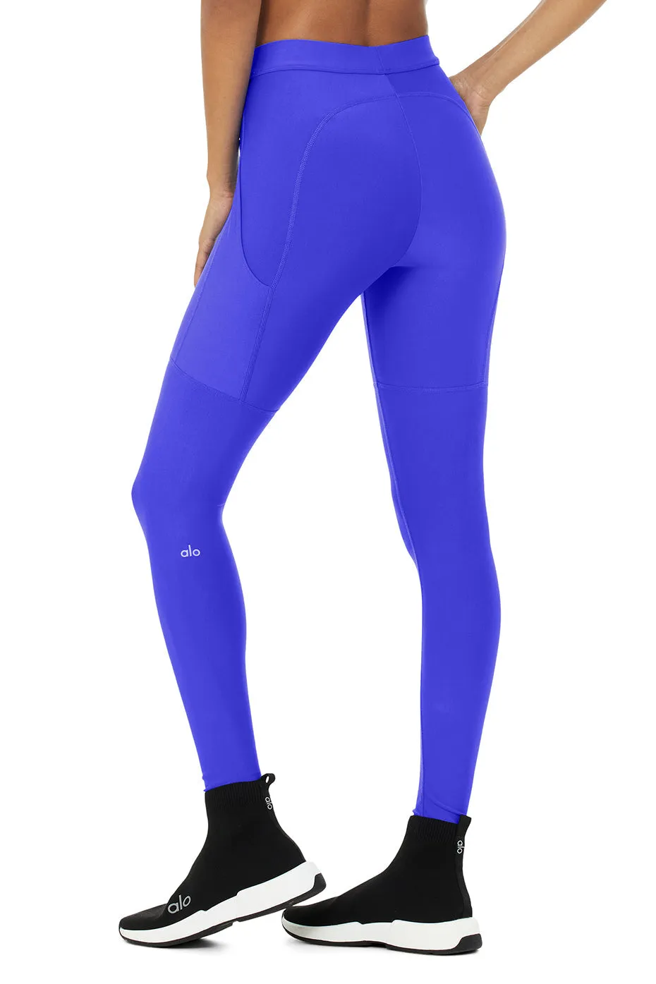 High-Waist 4 Pocket Utility Legging - Alo Blue