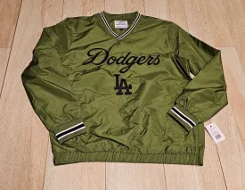 Los Angeles Dodgers Olive Team Logo Windbreaker Jacket