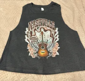 Nashville Music City (Charcoal Tank)