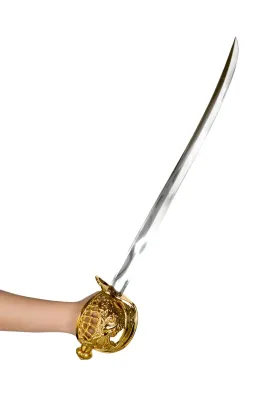 Roma 25€� Pirate Sword with Round Handle Costume