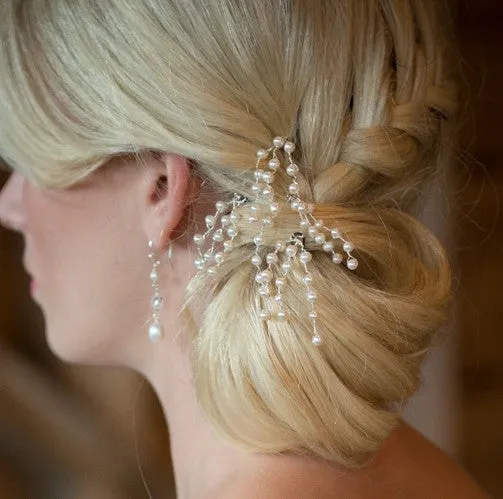 Set of Wisteria Pearl Hair Pins