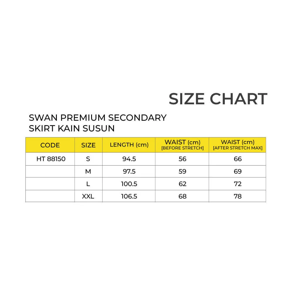 SWAN Premium Secondary Skirt School Uniform