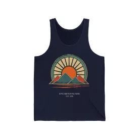 Womens EPIC SUNRISE SUMMIT CREST Bella Jersey Tank