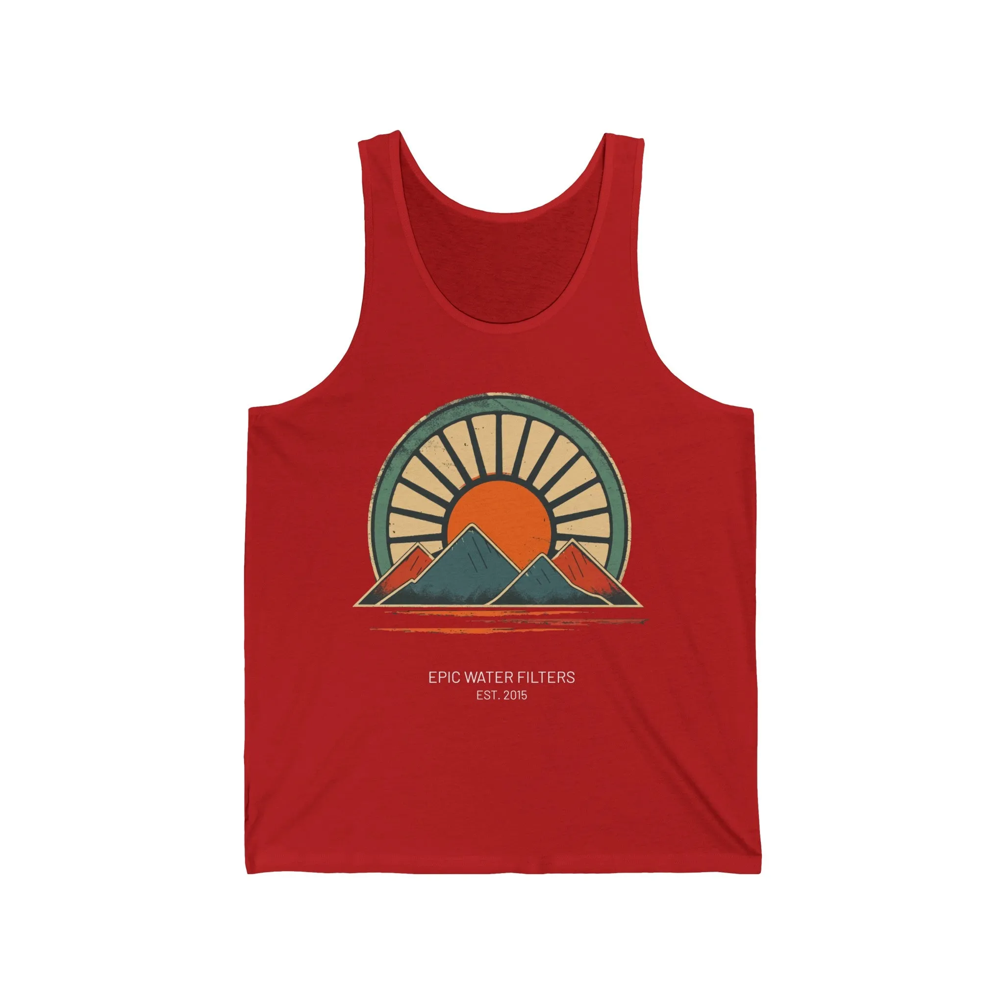 Womens EPIC SUNRISE SUMMIT CREST Bella Jersey Tank